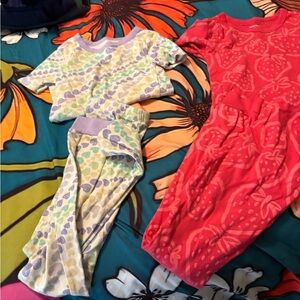 Organic cotton Colorful Kids Pajama 2 sets